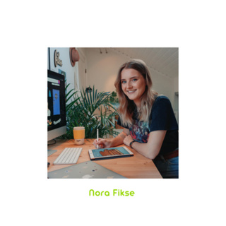 2.Nora Fikse - GIF-dronninga om å jobbe med store merker, jobben bak et ja og design-verktøy