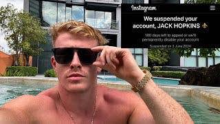Why Jack Hopkin's Instagram got BANNED.