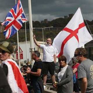 ‘Thuggish’ far-right protesters descend on Dover and Portsmouth – The Latest