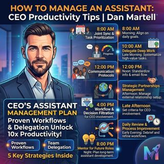 How to Manage an Assistant: CEO Productivity Tips | Dan Martell