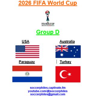 2026 FIFA World Cup - Group D – USA, Australia, Paraguay, Turkey