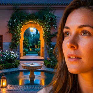 Hypnosis for Deep Sleep: Progressive Muscle Relaxation in a Moroccan Villa Oasis