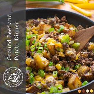 One-Pan Ground Beef and Potato Dinner