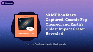 60 Million Stars Captured, Cosmic Fog Cleared, and Earth’s Oldest Impact Crater Revealed