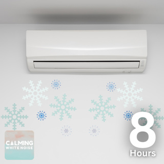 Soothing Air Conditioner Hum | Deep Sleep White Noise (8 Hours)
