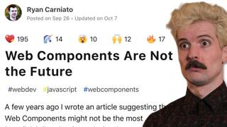 Why Everyone Hates Web Components | Theo - t3․gg