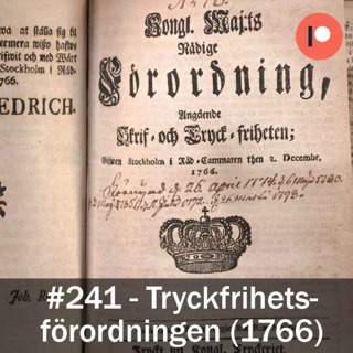 241. Tryckfrihetsförordningen (1766)