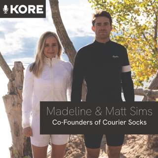 Building a brand for the Renaissance athlete with Mattie and Matt Sims of Courier Socks