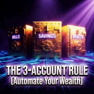 Stop Budgeting. Use This 3-Account Rule to Build Wealth Instead.