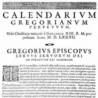 The Gregorian Calendar