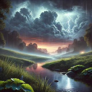 đŽâïžđ” Listen to the STORM Mixed with MUSIC to Relieve TENSION and FATIGUE