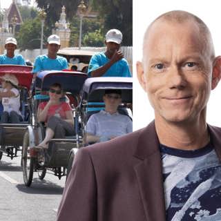 Han sparar mitt nummer som “Ibrahimovic”: Peder Gustafsson, Phnom Penh