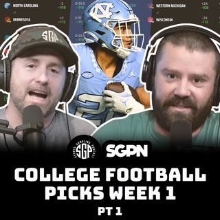 College Football Picks Week 1 Part 1 (Ep. 2074)