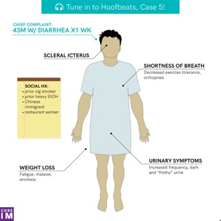 #29 A 43M with Diarrhea: Hoofbeats Segment