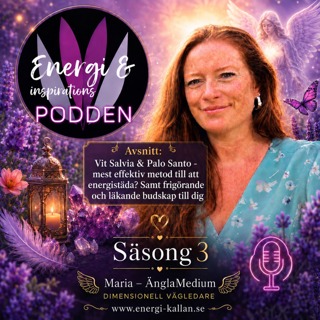 41. Vit Salvia & Palo Santo - mest effektiv metod till att energistäda? Samt frigörande och läkande budskap till dig.