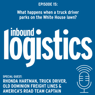 ILPodcast 015: What happens when a truck driver parks on the White House lawn? Guest: Rhonda Hartman, Old Dominion Freight Lines