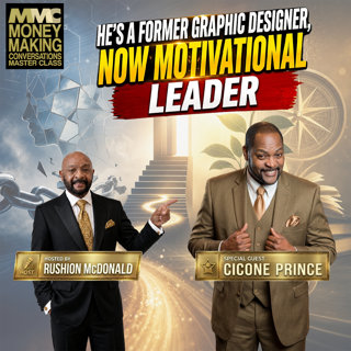 Career Change: Explores Cicone’s journey from graphic designer to motivational leader, and TEDx experience.