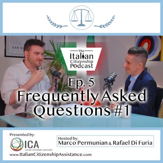Italian Citizenship FAQ 1