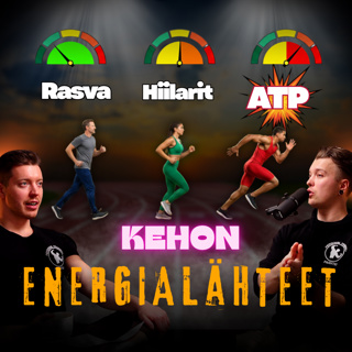 #82: Mistä ENERGIA tulee: ATP. Glukoosi. Rasva. Laktaatti.