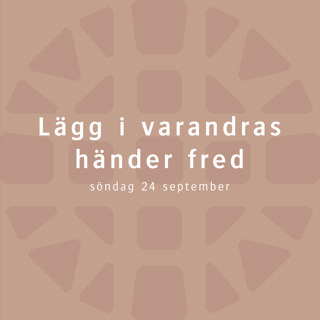 Lägg i varandras händer fred – Lars Ingelstam