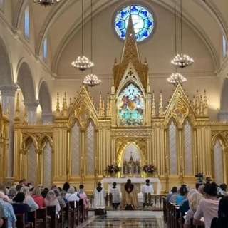 Mother Angelica’s shrine fills to capacity as National Eucharistic Pilgrimage passes through