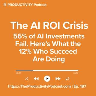 The AI ROI Crisis: 56% of AI Investments Fail. Here's What the 12% Who Succeed Are Doing