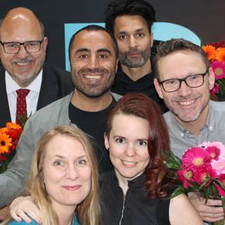 Özz Nûjen, Kim Veerabuthroo Nordberg, Karl-Petter Thorwaldsson och Erik Helmerson