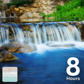 Waterfall Sounds for Sleeping (8 Hours) | Water Sounds for Insomnia, Sleep, and Focus