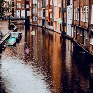 Light Rain on a Narrow Amsterdam Canal