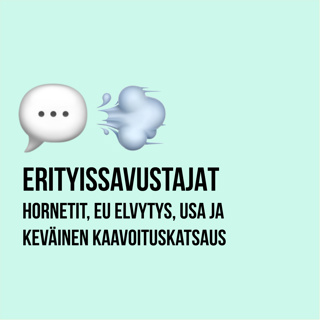 3.6. Hornetit, EU elvytys, USA ja keväinen kaavoituskatsaus