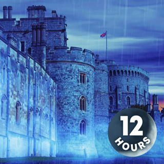 Rain Sounds for Sleep | Castle Rainstorm White Noise 12 Hours | Fall Asleep & Stay Sleeping