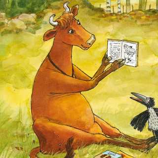 Saga: Mamma Mu på biblioteket