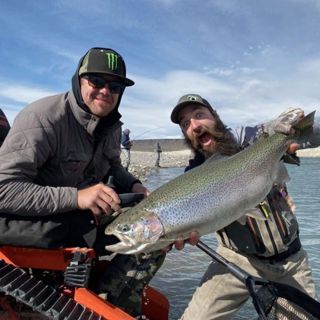 EPISODE 11: Fly Fishing for Huge Rainbow Trout in Strobel Lake in Argentina