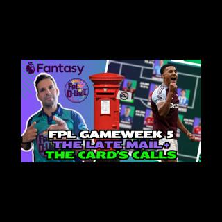 CUNHA IS BACK - HUGE UPDATES!🚨| FPL GAMEWEEK 5 THE LATE MAIL📬| Fantasy Premier League Tips 2025/26