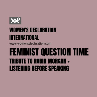 Tribute to Robin Morgan + Listening before speaking: Feminist Communication #WDI