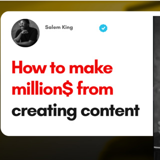 How to be rich creating content | Salem King #210