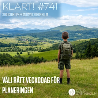 Välj rätt veckodag för planeringen