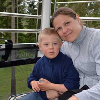 Er son har Downs syndrom