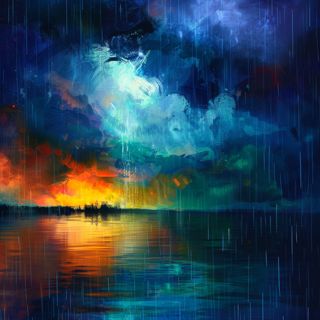 Calm Blue Ambient Soundscape - 10 Hours for Sleep, Meditation, & Relaxation
