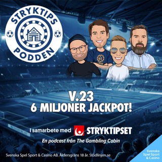 Stryktipset v.23 - 6 Miljoner Jackpot!