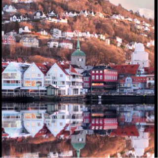 Bergen in the Vesand county on the west cost of Norway
