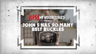 Vintage KISS Belt Buckles with John 5