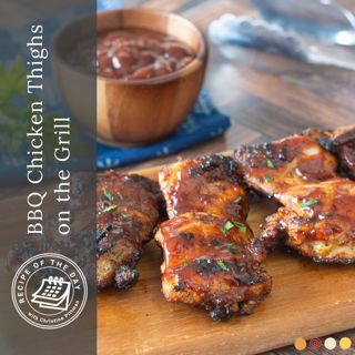 BBQ Chicken Thighs on the Grill