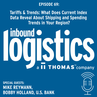Tariffs & Trends: What Does Current Index Data Reveal About Shipping and Spending Trends in Your Region? Guests: Mike Reymann and Bobby Holland, U.S. Bank