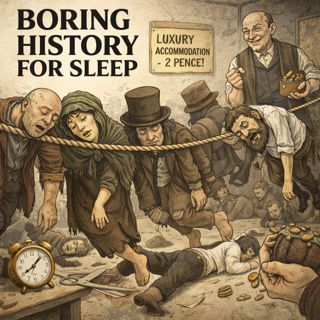 Why Victorians Paid to Sleep on a Rope 🪢🕯️ | Boring History For Sleep