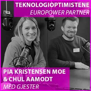 Teknologioptimistene - Med Kine Ryberg Strupstad, Leder elektrifisering og Prosjektleder for Peak Shaper, Eidsiva Vekst og Torfinn Årdalsbakke, Forretningsutvikler, Eidsiva