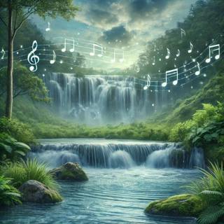 đŽđ§đ” MELODY Soft and Relaxing WATERFALL for Peaceful and Healthy SLEEP