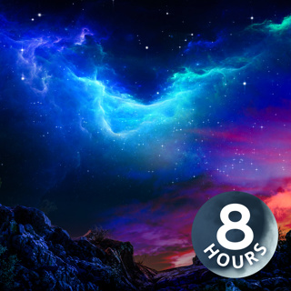 Sleepy Nights & Gorgeous Lights with White Noise for Sleeping 8 Hours!