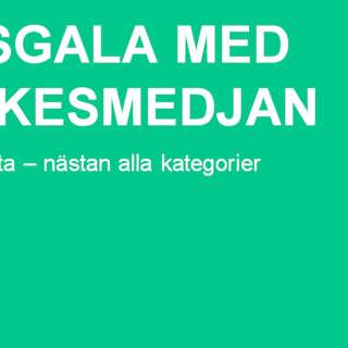 Tankesmedjan: Prisgalan 2016. Del 1/3