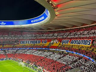 United We Stand 743. Atletico  away 
